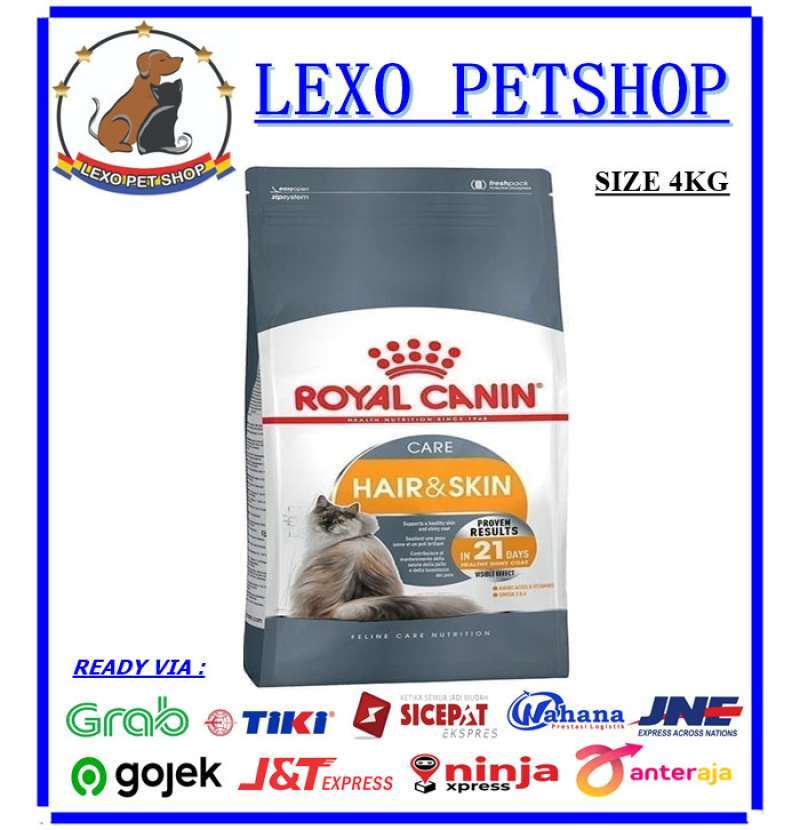 Royal canin new arrivals hair skin 4kg