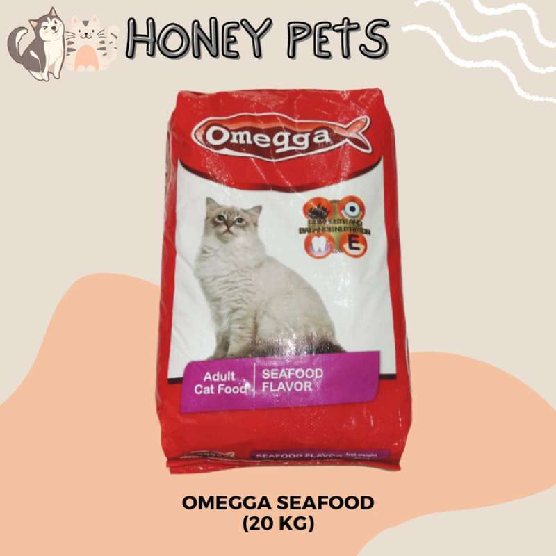 Promo CAT FOOD MAKANAN KUCING OMEGA CAT SEAFOOD 20KG DIATAS