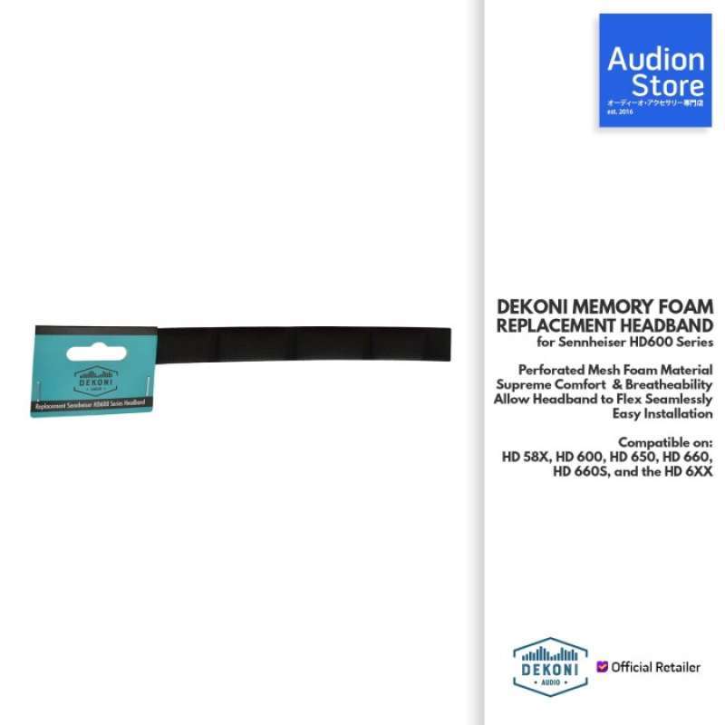 Promo DEKONI AUDIO Memory Foam Replacement Headband Sennheiser