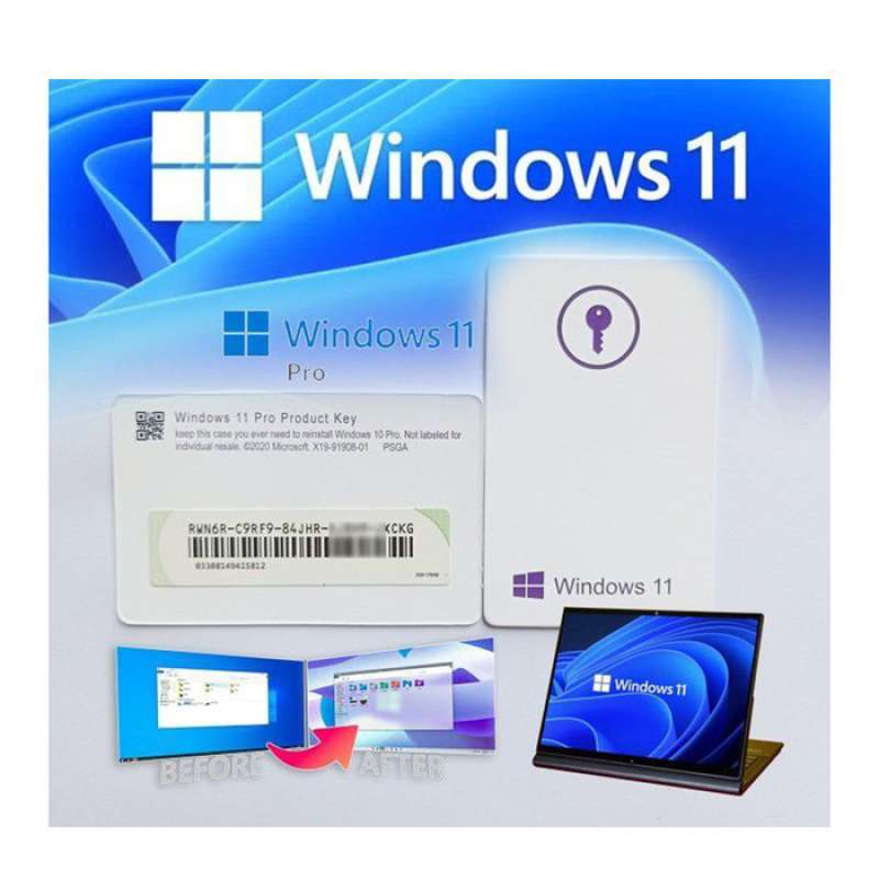 Promo Termurah Pkc Product Key Card Retail Sale PKC Win 11 PRo