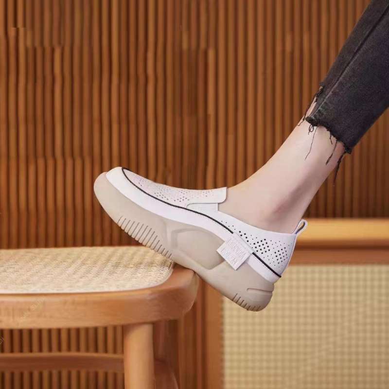 GST 103 Sepatu Sneakers Slip On Wanita Casual High Premium
