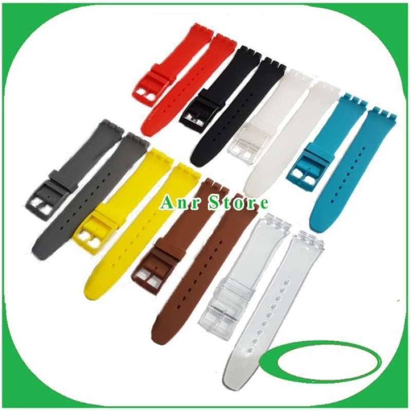 Promo STRAP TALI JAM SWATCH ORIGINAL OEM 19 MM NEW GENT IRONY