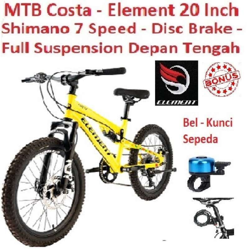 Mtb full suspension hot sale murah