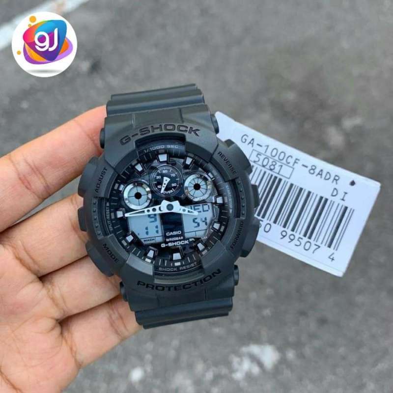 Jual Casio G Shock GA 100CF 8ADR Original Garansi Resmi 2Th. GA