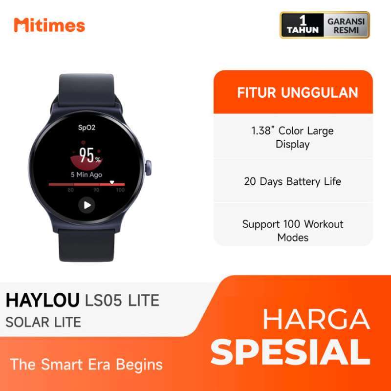Jual Haylou Solar Ls05 Lite Smart Watch Ip68 Sp02 Original 1.38 Di Seller Mba Ayu Tugu Selatan Kota Jakarta Utara Blibli