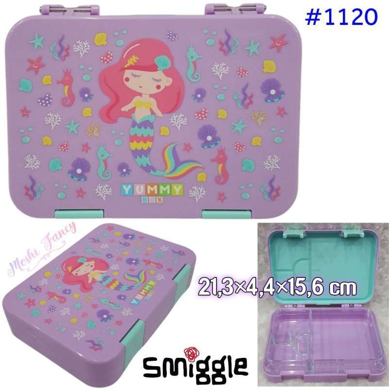 Smiggle mermaid lunch box on sale