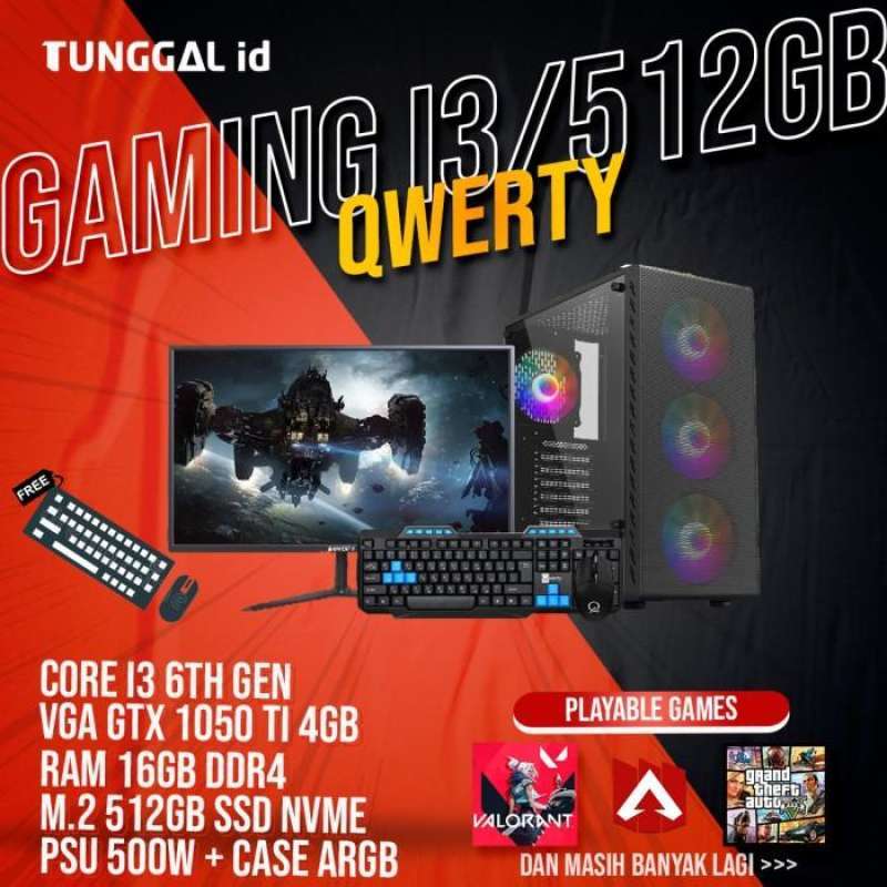 Ram Gtx 1050 PC Rakitan Athlon 3000G Gtx 1050 Ti RAM 16GB Ddr4 SSD