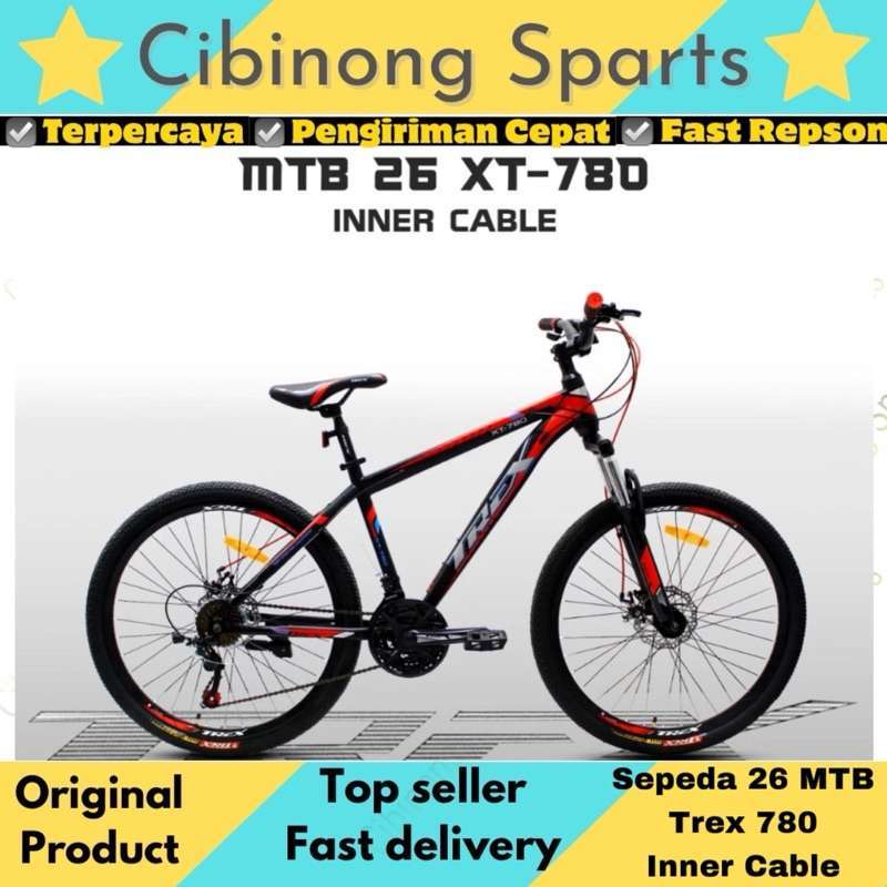 Jual Sepeda Gunung MTB 26 Trex 787 780 21Speeds Cakram New Product