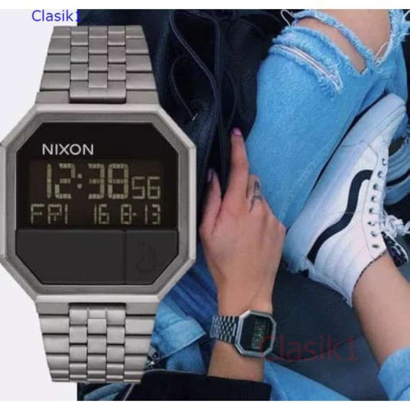 Nixon re cheap run gunmetal