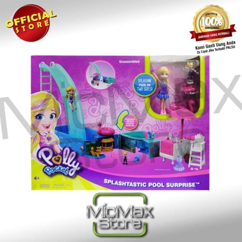 Polly pocket shop splashtastic pool surprise