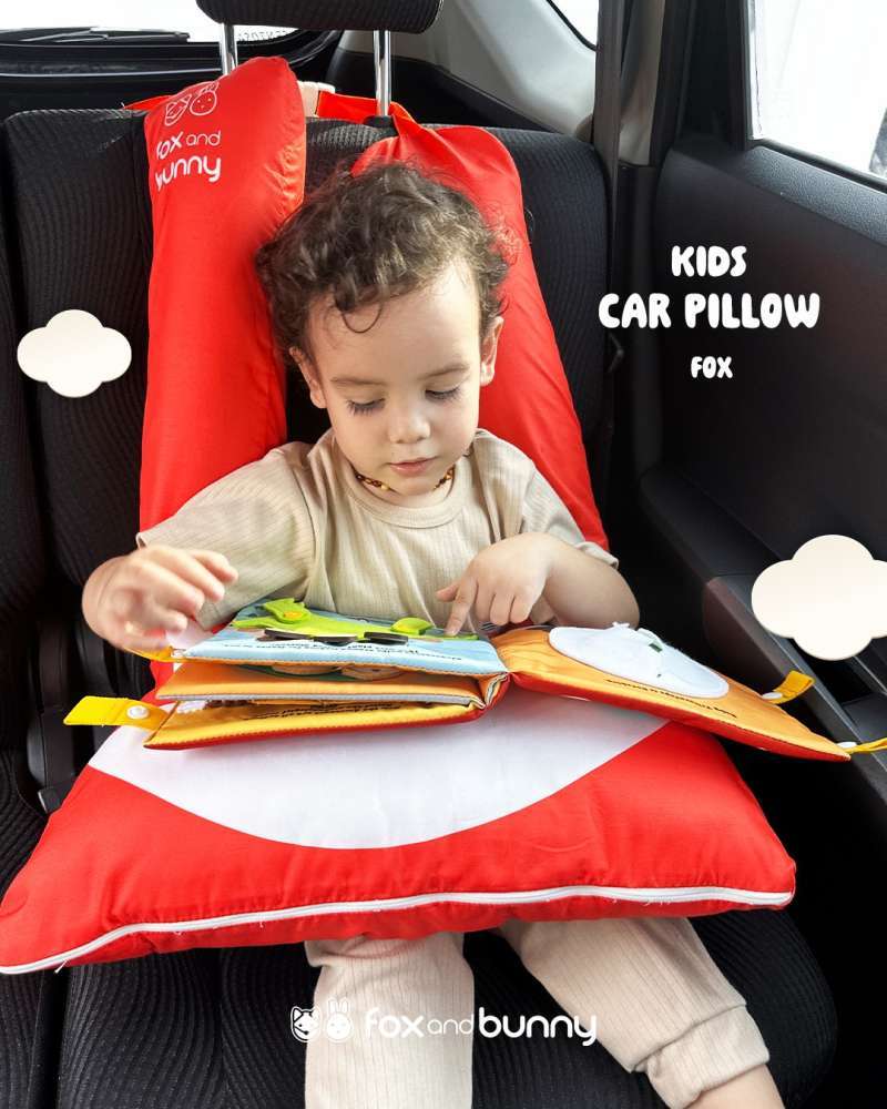Jual Fox And Bunny Kids Car Pillow Bantal Sabuk Pengaman Mobil