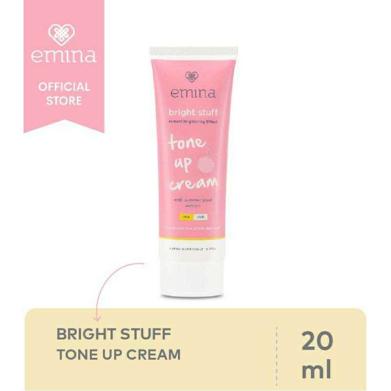Jual Emina Bright Stuff Moisturizing Cream 20ml Toner Tone Up Face Wash Serum Face Scrub 50ml Di Seller Bale.kosmetik Baleendah Kab. Bandung Blibli
