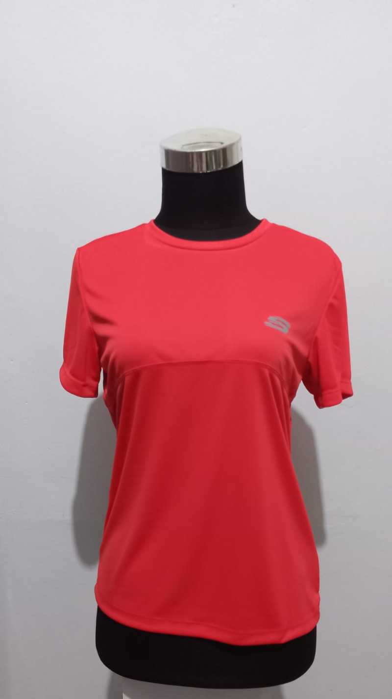 Skechers t shirt womens red store