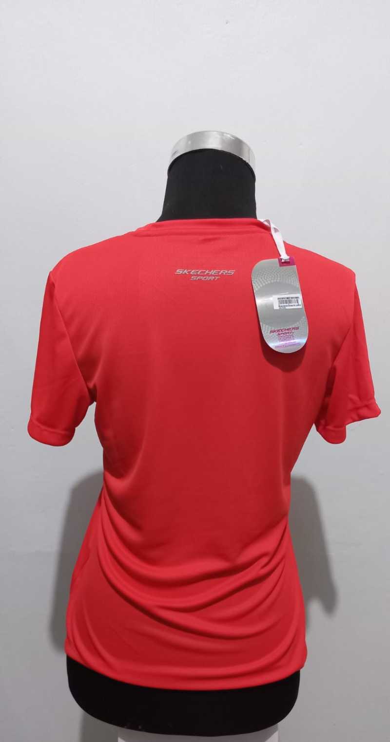 Skechers polo shirt womens red outlet