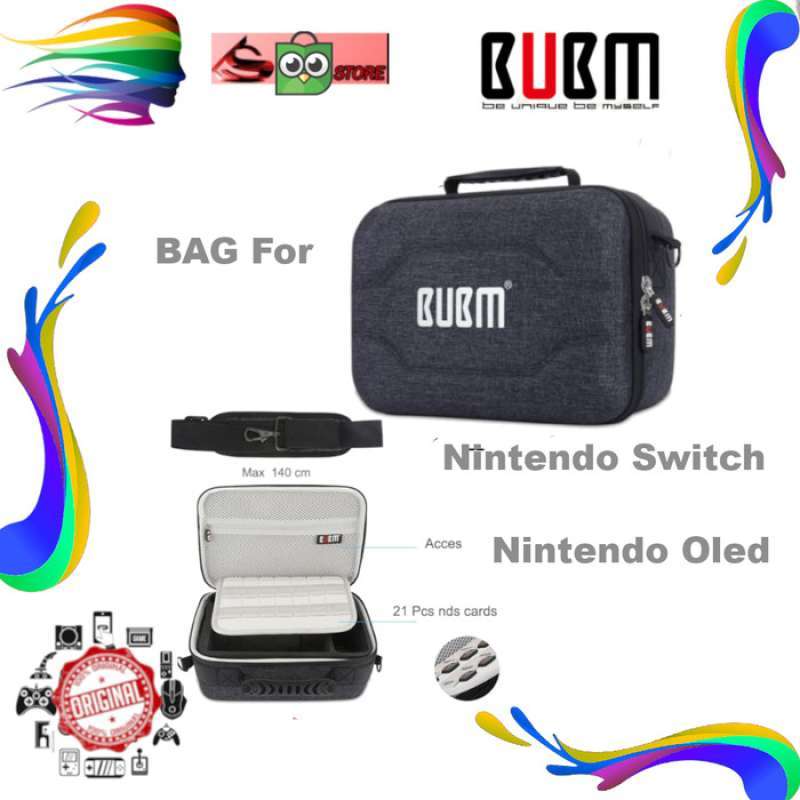 Jual BUBM Travel carrying Case Nintendo Switch OLED Compartment