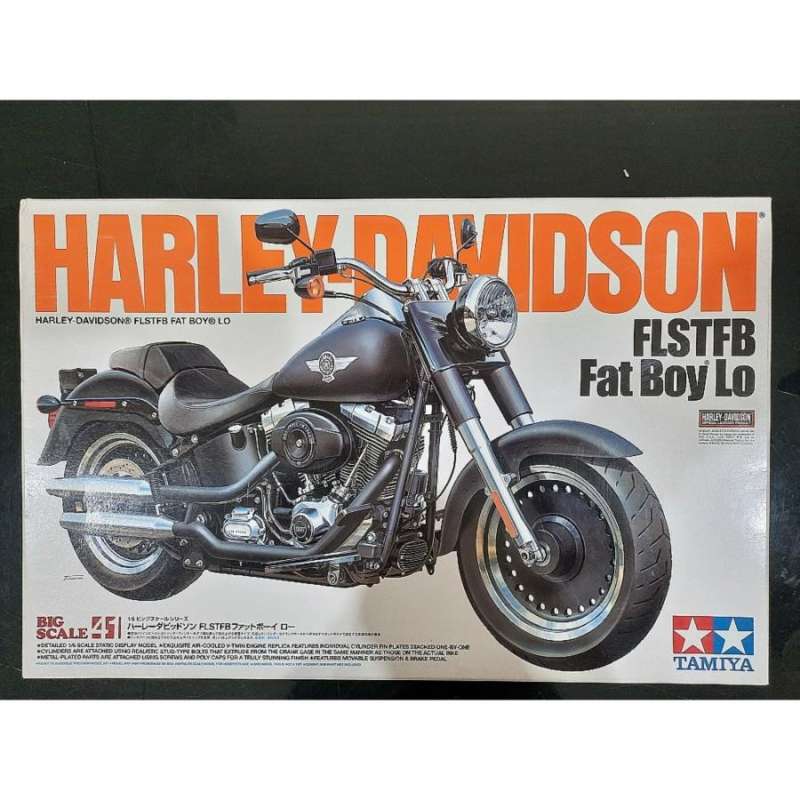 タミヤ 1/6 Harley-Davidson ファットボーイ　ロー タミヤ 1/6「ハーレーダビッドソン FLSTFB ファットボーイロー
