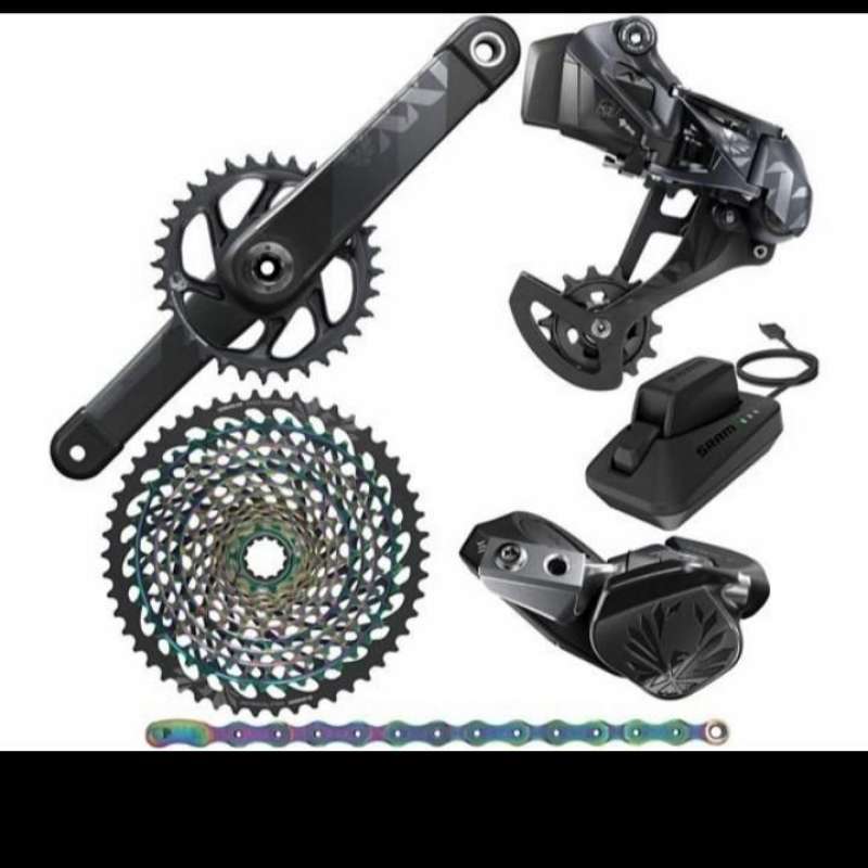 SRAM XX1 EAGLE AXS GROUPSET 12 SPEED 10-52T RAINBOW 34T MTB SINGLE