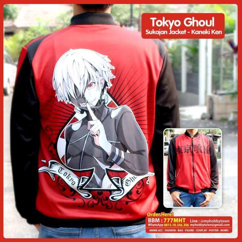 Jaket Sukajan Tokyo Ghoul Kaneki Ken