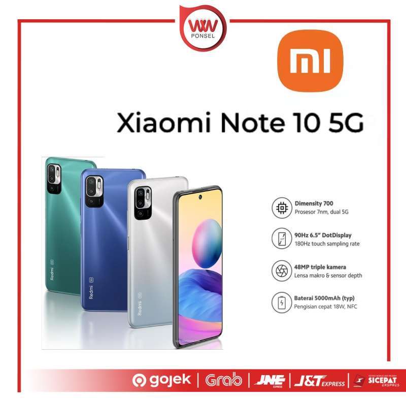 Hp Xiaomi Note 10 5G Ram 8GB Internal 128GB Garansi Resmi