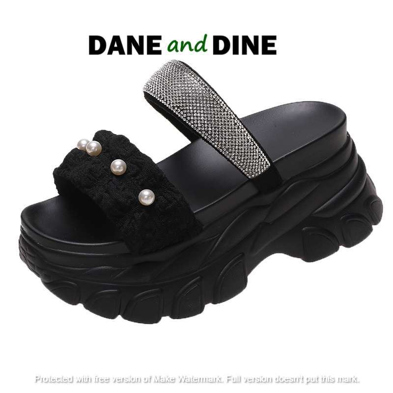 Terbaru Sandal Wedges cm Wanita ORI Dane and Dine -W6820