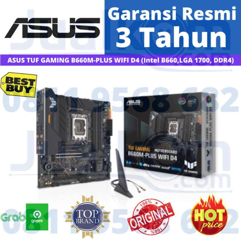Promo Mainboard Asus Tuf Gaming B660m-plus Wifi D4 B660 Lga 1700