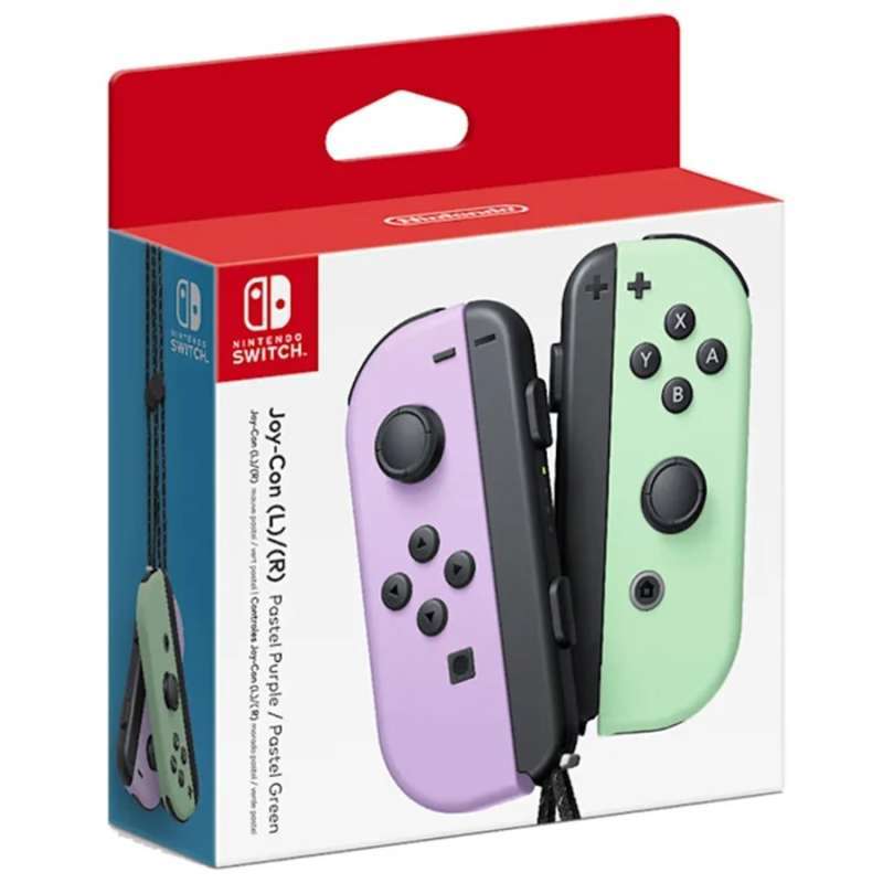 Promo Switch Joy Con Controller Pastel Purple Green Diskon 9% Di