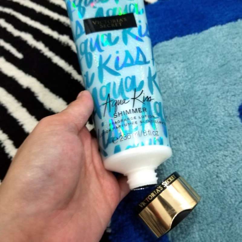 Victoria's secret aqua best sale kiss shimmer lotion