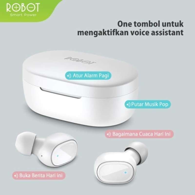 Promo ROBOT TWS Wireless Airbuds T20 Headset Bluetooth Earphone