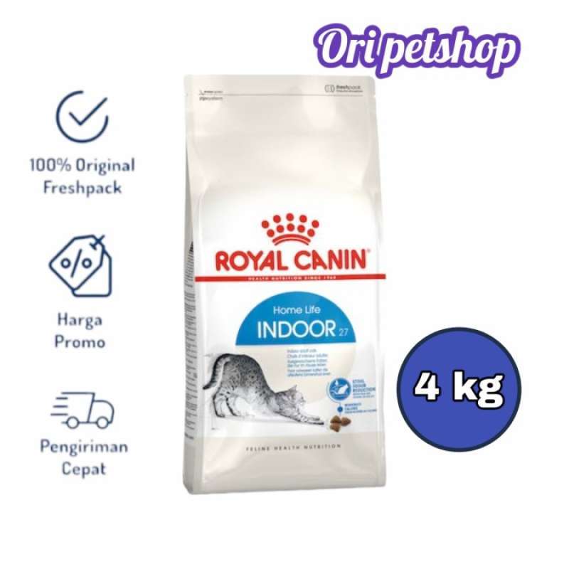 Promo Royal Canin Indoor 27 Home Life 4Kg Makanan Kucing Rc