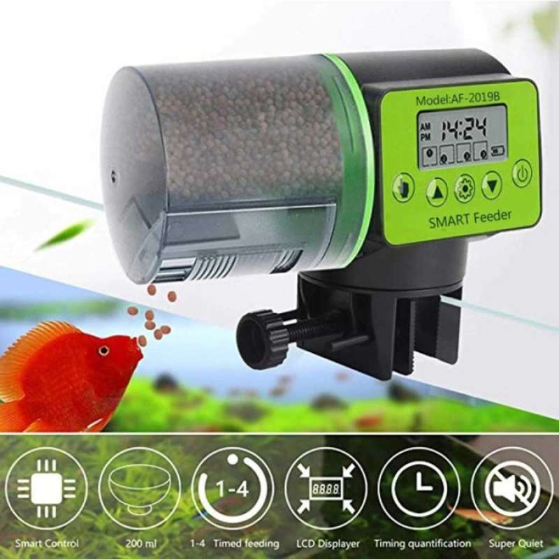 Promo Sunsun Dispenser Makanan Ikan Otomatis Fish Feeder Timer