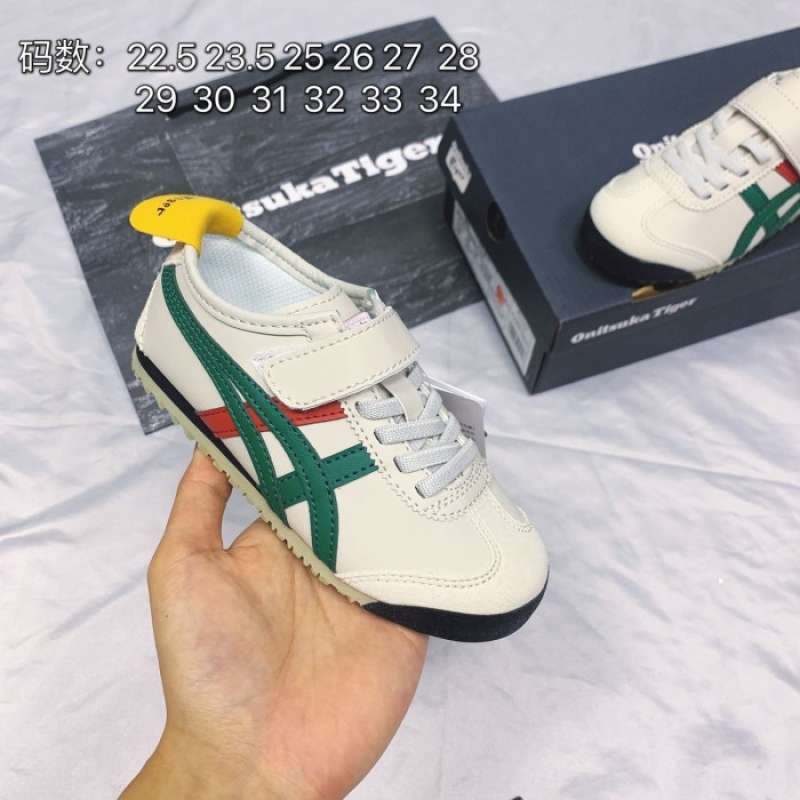 Onitsuka tiger kids green clearance