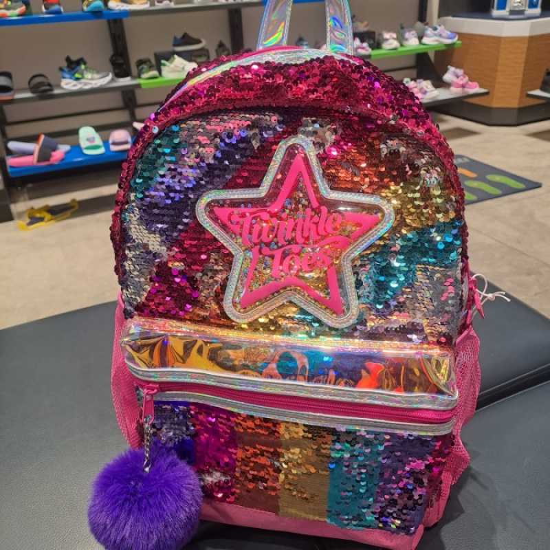 Jual Tas ransel backpack Skechers Original Twinkle toes rainbow