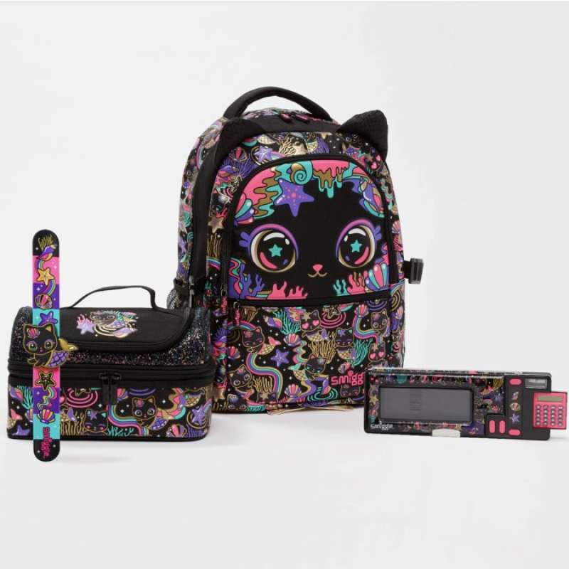 Cat mermaid backpack shop