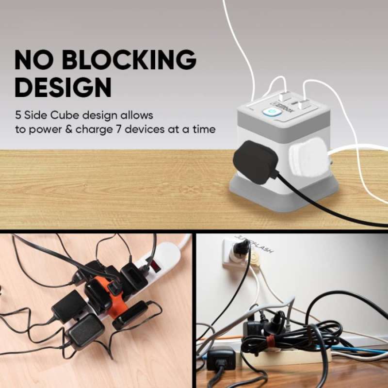 Promo Jumpflash CBC-421 Stop Kontak 4 AC Power, 2 USB-A Port & 1 USB-C Port  Diskon 23% di Seller Pedalis Store - Kalibata, Kota Jakarta Selatan | Blibli