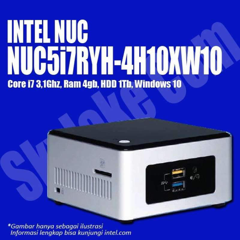 NUC5I7RYH INTEL NUC Mini PC i7-5557U 3.1Ghz 8GB RAM 240GB HD