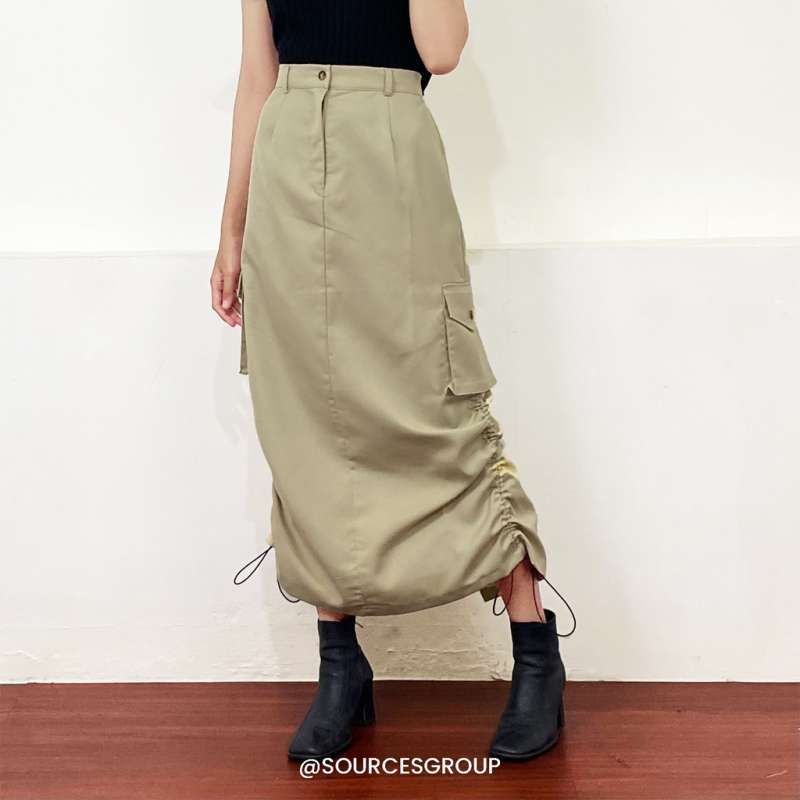 Cargo skirt cream discount