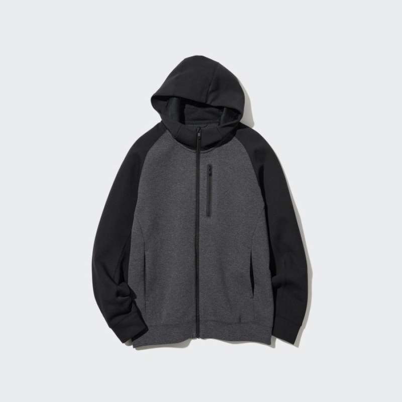 Jaket sweat hotsell hoodie resleting uniqlo