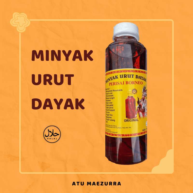 Promo Minyak Dayak Khas Kalimantan Perisai Borneo 250ml Pcs