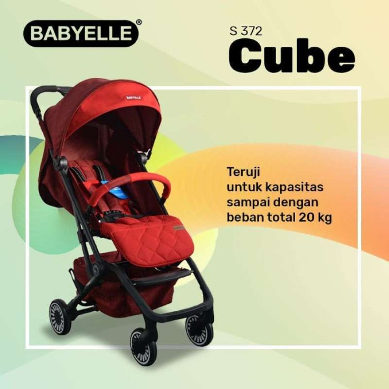 Stroller BabyElle CUBE S372 kereta bayi dark blue