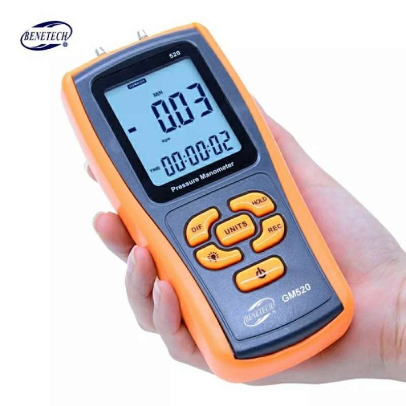 ORI BENETECH GM520 - AIR PRESSURE MANOMETER TESTER UKUR TEKANAN UDARA