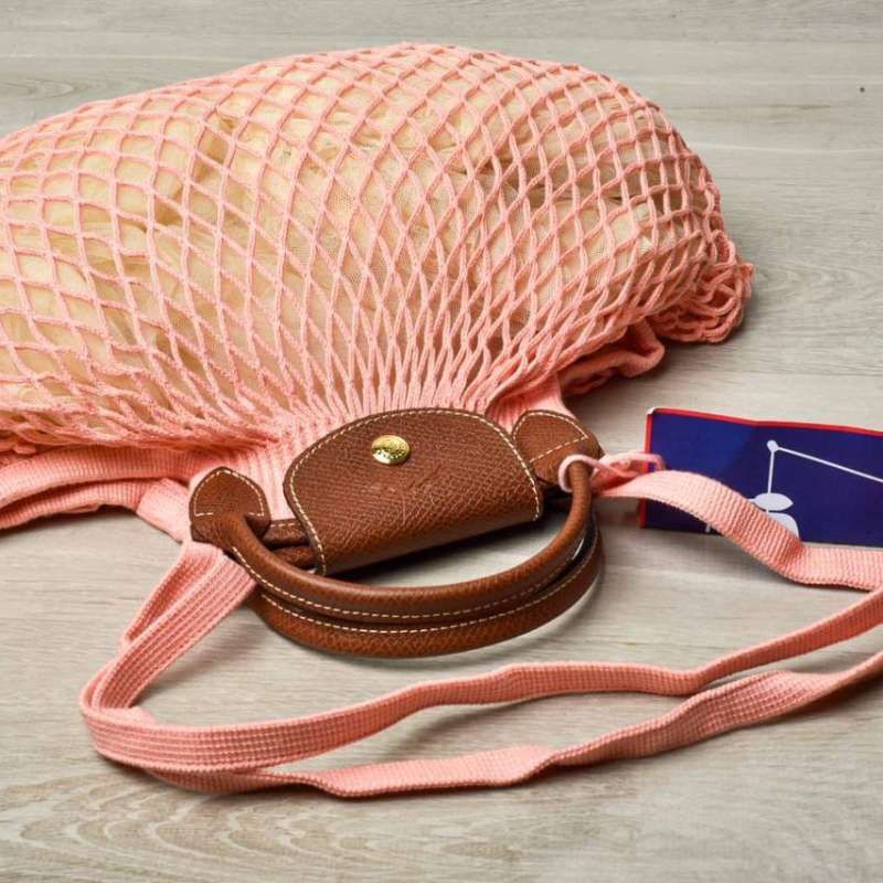 ★人気★ Longchamp Le Pliage Filet Top Handle Bag Blush Longchamp Le Pliage Filet Top Handle Bag Blush – Balilene