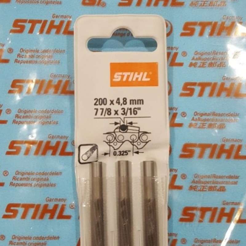 Promo Kikir Chain Saw Stihl 4.8 Mm Original Per 3 Pcs Diskon 23