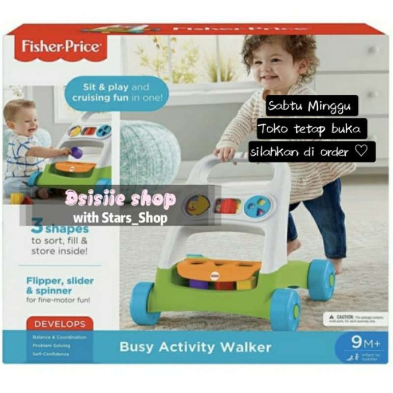 Busy sales activity walker
