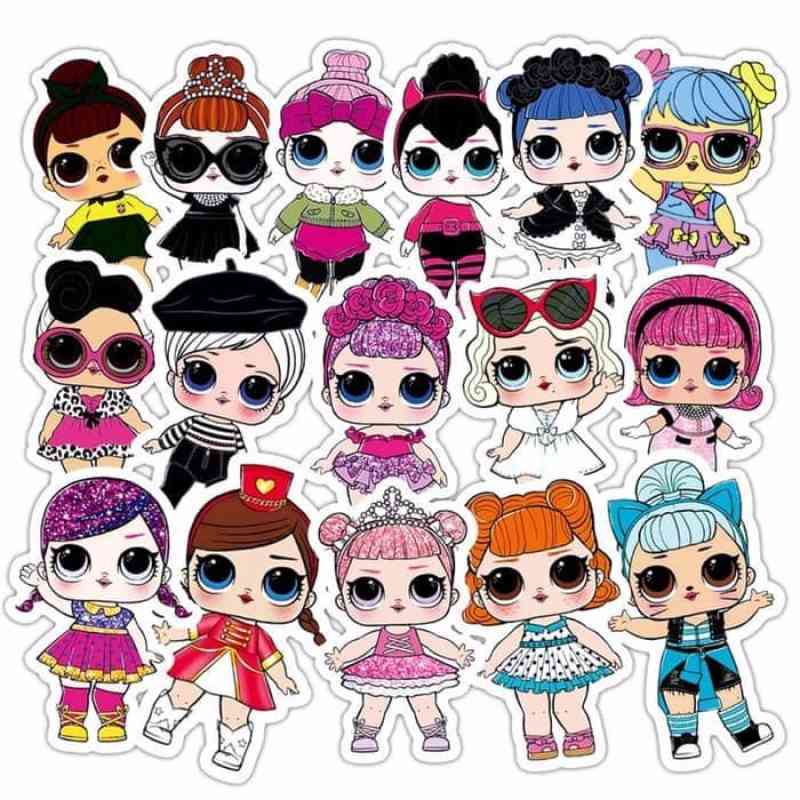 Promo Sticker Stiker Diffuser LOL Princess Disney Essential