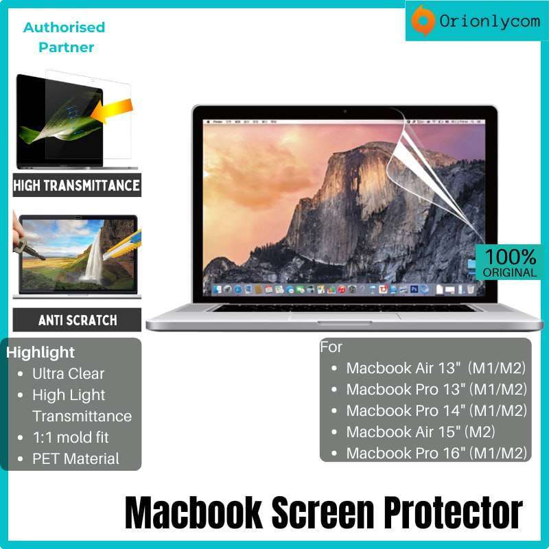Screen Protector Macbook Pro/Air 13/14/15/16 Inch M1/M2 WIWU High Definition