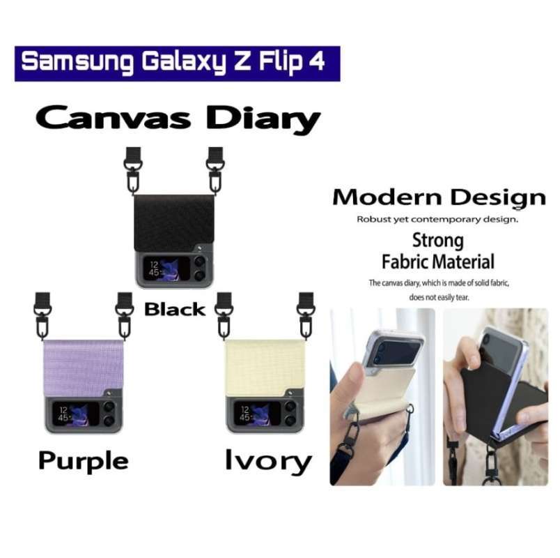 Araree Canvas Diary Case for Galaxy Z Flip 3 5G