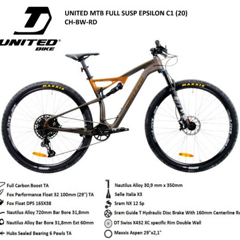 Jual Sepeda Gunung Fullsus United Epsilon C.100 Di Seller Sariahh Shop Wanasari Kab. Bekasi Blibli