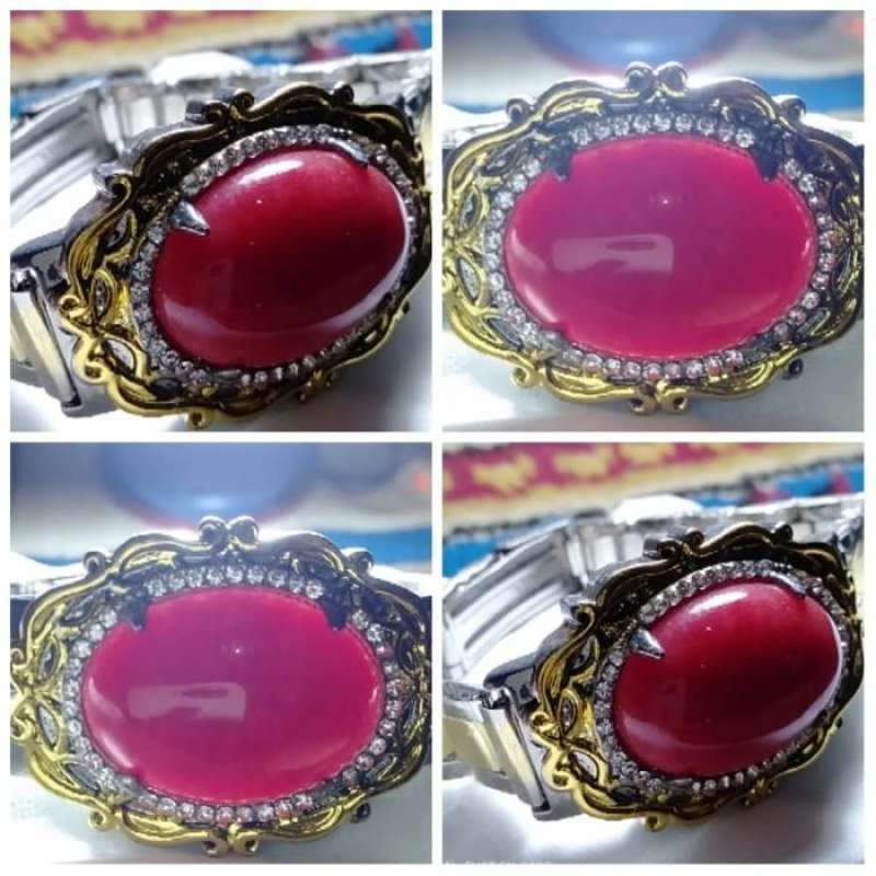 Jual Gelang Akik Batu Giok Merah Motif Gambar Red Baron Tembus Senter Unik  di Seller Hobigems2 - OMAH IWAK Pak Jo - Kota Semarang | Blibli
