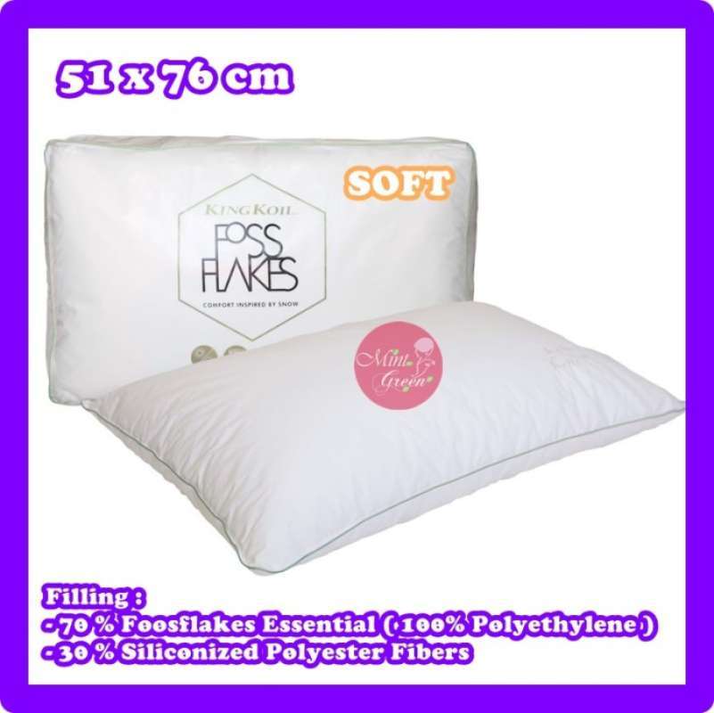 Promo Bantal King Koil Foss Flakes Pillow Soft Diskon 23 di