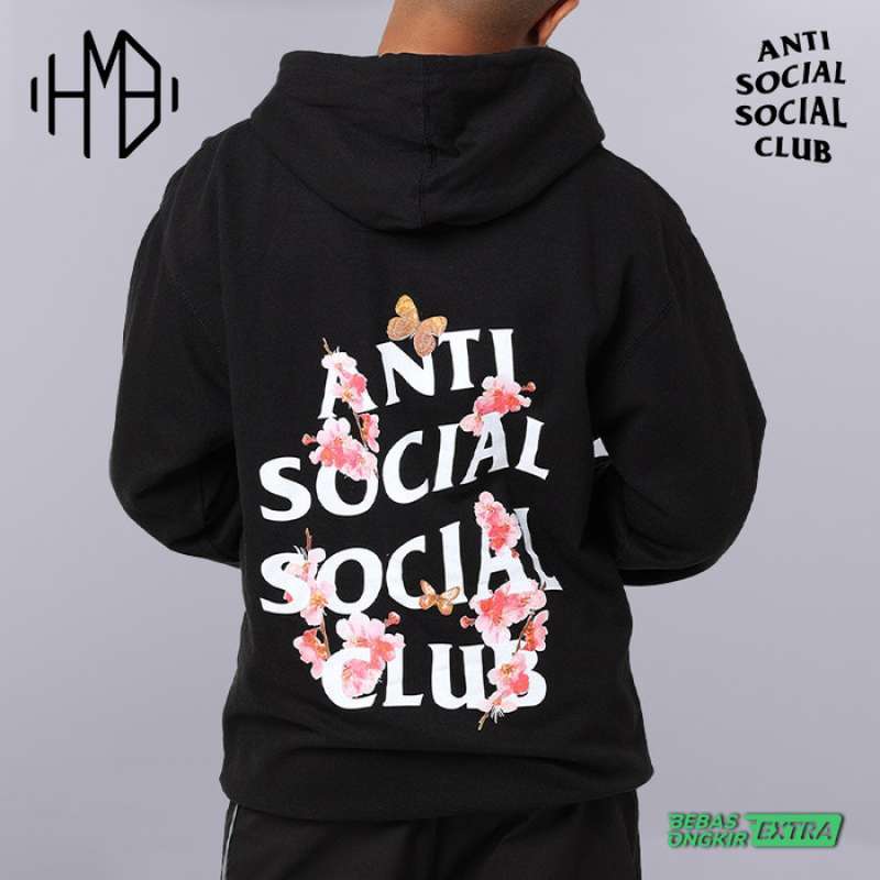 Jual Anti Social Social Club ASSC Kkoch Hoodie Black di Seller